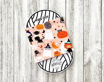 Yarn Cozy, Halloween Party, Witches, Yarn Hugger, Yarn Cake Holder, Skein Coat, Yarn Management Organizer, Cake Cozy, Knitting Accessory