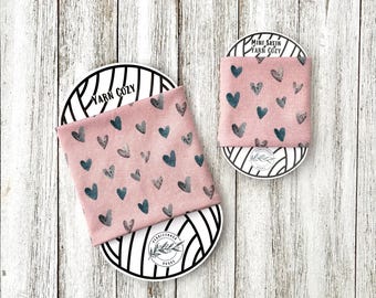 Yarn Cozy, Valentine's Day, Watercolour Hearts, Yarn Hug, Yarn Cake Holder, Skein Coat, Yarn Management, Organizer, Cake Cozy, Accessory