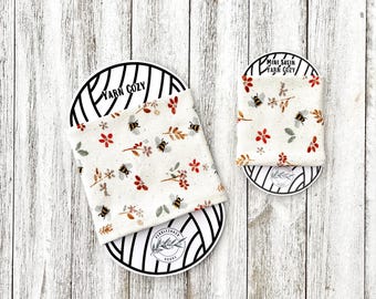 Yarn Cozy, Summer, Honey Bees, Flowers, Yarn Hug, Yarn Cake Holder, Skein Coat, Yarn Management, Yarn Organizer, Cake Cozy, Accessory