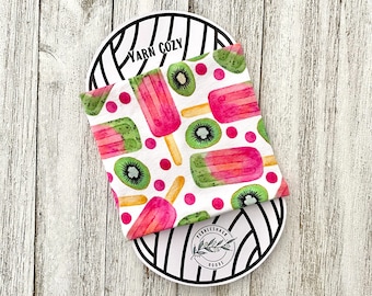 Yarn Cozy, Summer, Fruit, Popsicles, Yarn Hug, Yarn Cake Holder, Skein Coat, Yarn Management, Yarn Organizer, Cake Cozy, Knitting Accessory