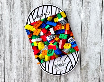 Yarn Cozy, Building Bricks, Yarn Cake Holder, Yarn Hugger, Skein Coat, Yarn Management, Yarn Organizer, Cake Cozy, Knitting Accessory