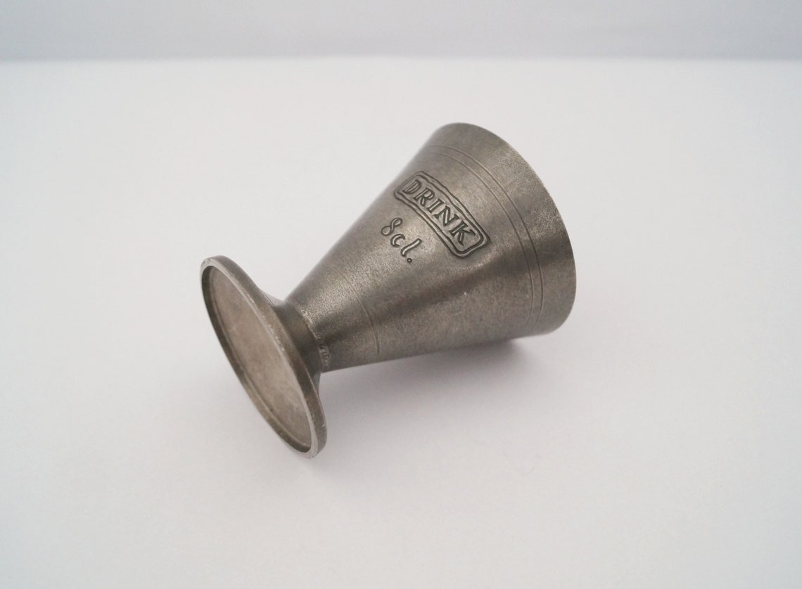Tin Jigger 8 CL Alcohol Jigger Drinks Measure Drink Shot Etsy