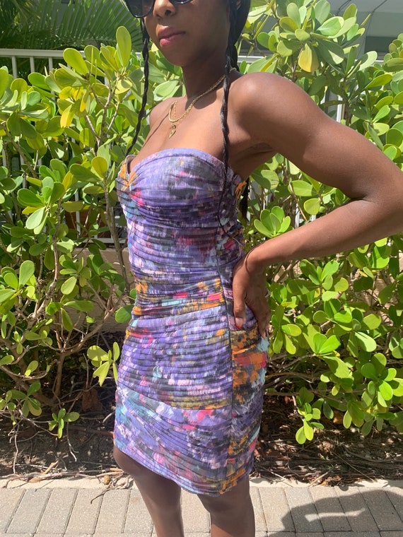 BCBG Kameron Strapless Mini Dress 