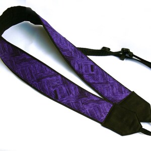 Purple Camera Strap. DSLR SLR Camera Strap. Camera Strap. Camera Accessories. Personalized Camera Strap image 2