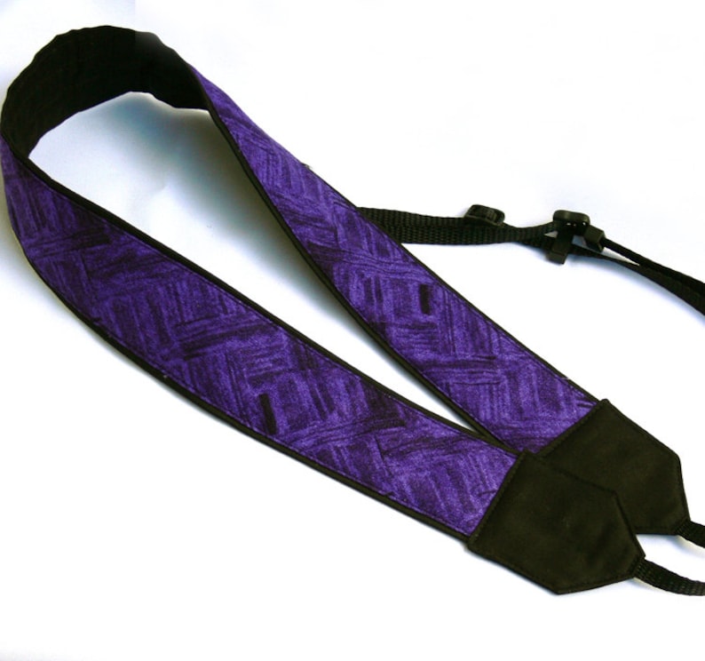 Purple Camera Strap. DSLR SLR Camera Strap. Camera Strap. Camera Accessories. Personalized Camera Strap image 2