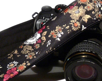 Kamera-Armband, dSLR, Blumen, Blumen, personalisiert, Kamera Halsband, SLR, Fotografie