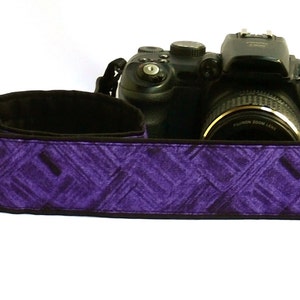Purple Camera Strap. DSLR SLR Camera Strap. Camera Strap. Camera Accessories. Personalized Camera Strap image 1
