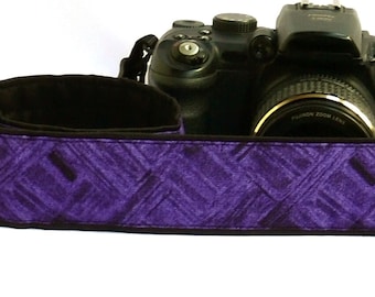 Purple Camera Strap. DSLR SLR Camera Strap. Camera Strap. Camera Accessories. Personalized Camera Strap