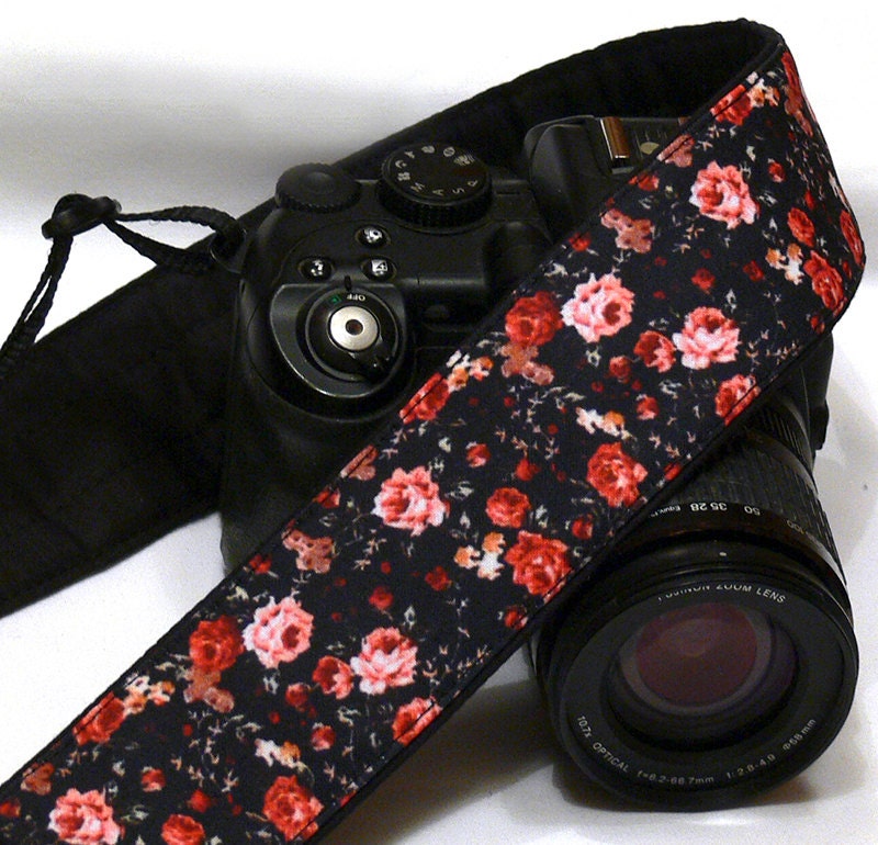 Small Flowers Camera Strap. DSLR SLR Camera Strap. Canon Nikon | Etsy