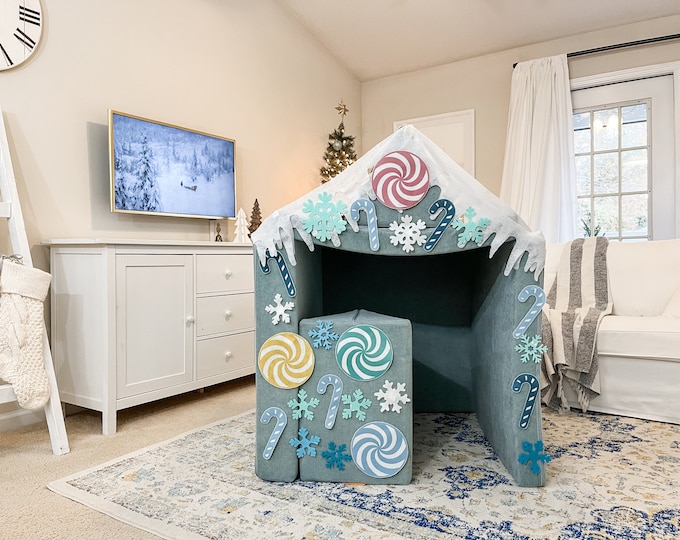 Gingerbread House Felt Play Kit for Nugget Couch, Wild Kids, Explorer, Winter Scene Panel Set Etsy