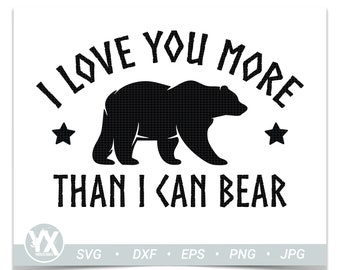I Love You Baby Bear Etsy I Love You Baby Bear Etsy