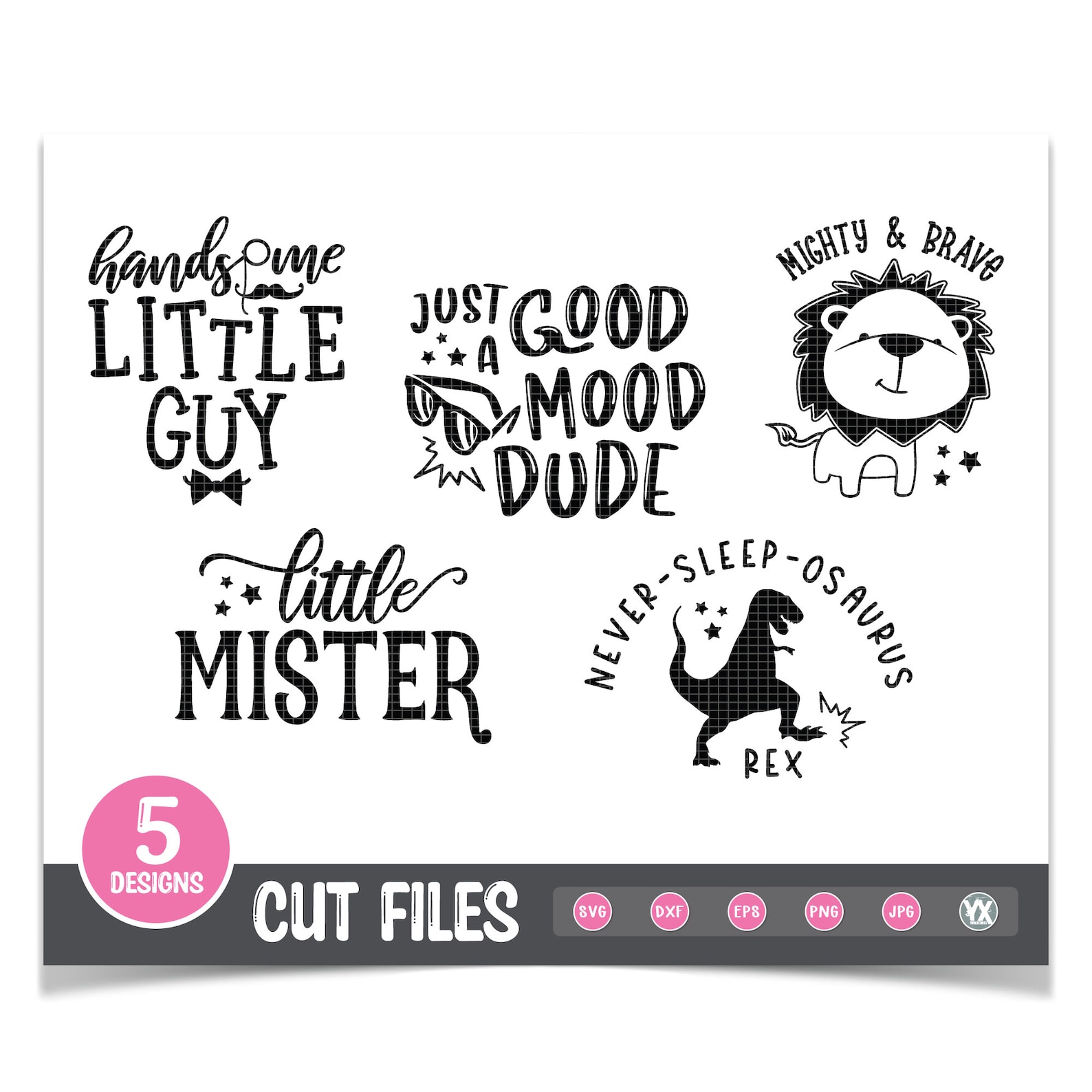 Baby Boy SVG Bundle Set of 5 SVG Files Baby Boy SVG Cut Etsy Canada