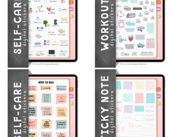 Digital Planner Stickers Bundle, Compatible with ANY Digital Planning App (including GoodNotes) - Volume 3