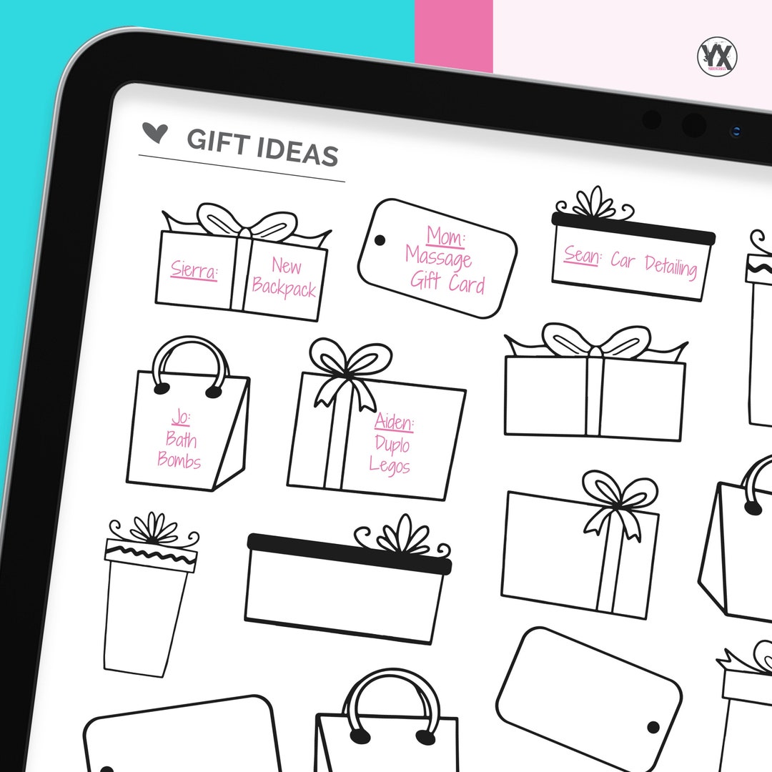 Gift Ideas Printable PDF PNG and JPG Journal Page Gift - Etsy