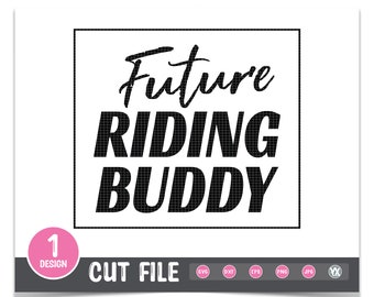 Motocross Baby SVG - Future Riding Buddy SVG - Dirtbike Baby SVG - Digital Files Only