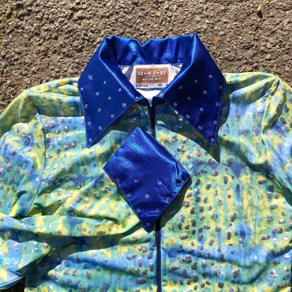 Stunning Vintage Western Cowgirl Disco Shirt