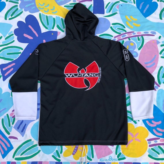1996 WU-TANG Wu-Wear 36 Chambers B & W Hoodie