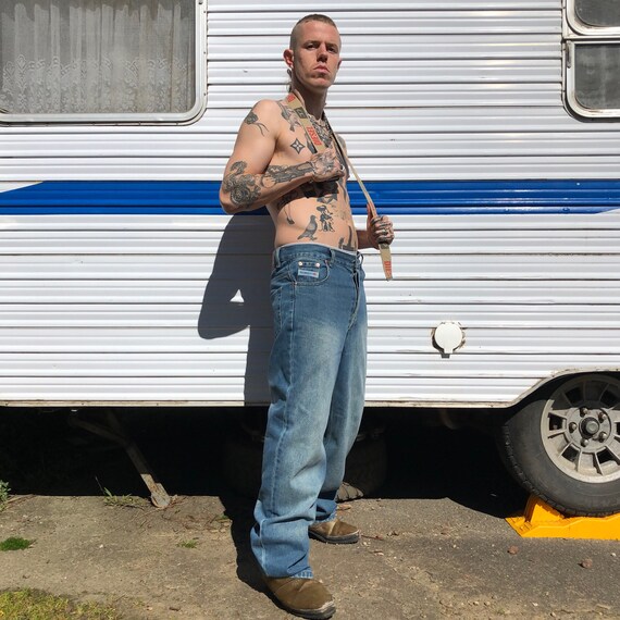 Early 2000’s DIESEL Factory Fade Baggy Jeans
