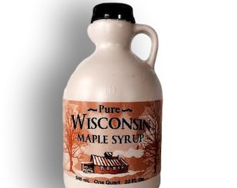 Pure Wisconsin Maple Syrup Quart
