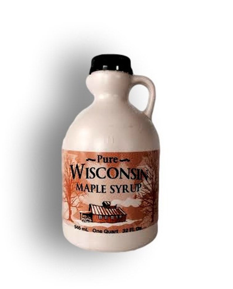 Pure Wisconsin Maple Syrup Quart Etsy