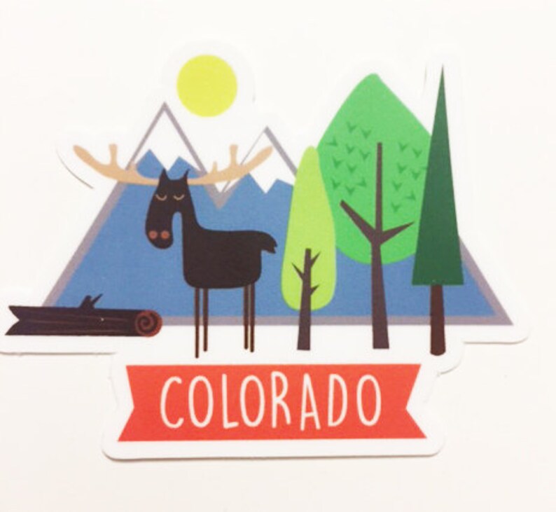 Colorado Sticker Etsy