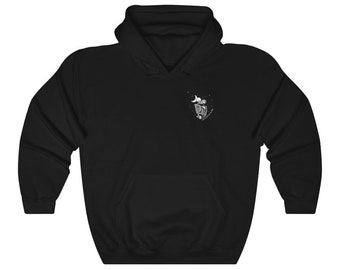 Till Death Do Us Part Kissing Skeletons Hooded Sweatshirt