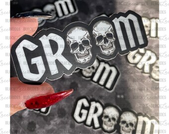 Groom Sticker