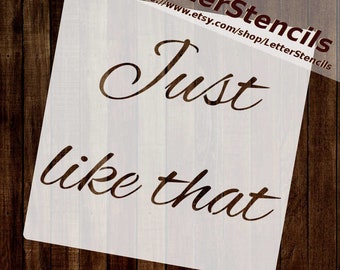 Quote stencil | Etsy