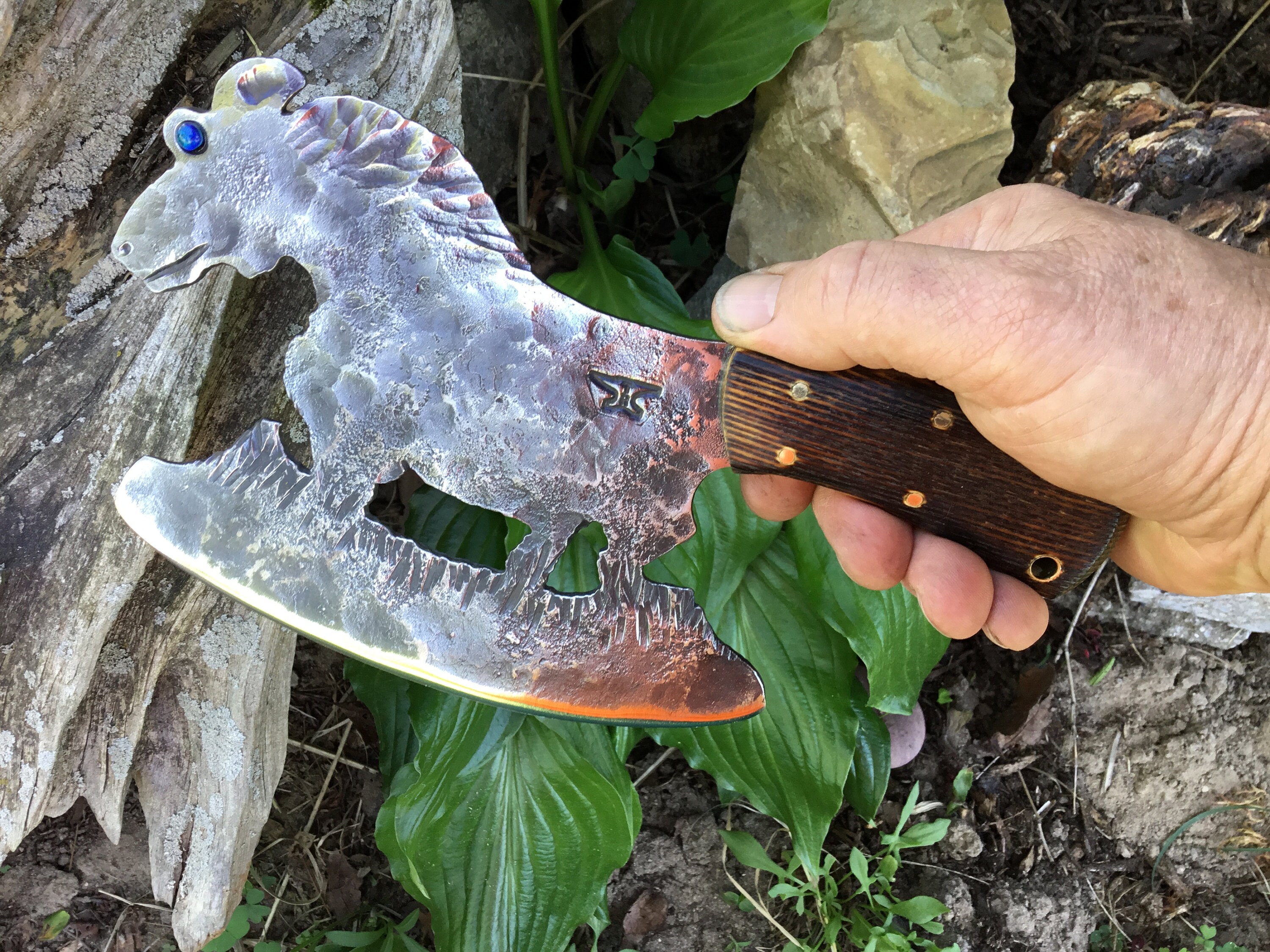 Zoomorphic cleaver Tr custom Etsy