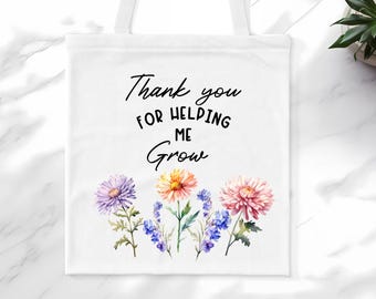 Flower Tote Bag, Flower Shoulder Bag, Flower Reusable Bags, Gift for Her, Gift for Flower Lover