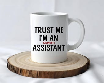 Assistent-mok, koffiemok, cadeau-idee voor assistent, koffiekop, cadeau voor assistent