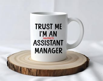 Mok assistent-manager, koffiemok, cadeau-idee assistent-manager, koffiekop, cadeau voor assistent-manager