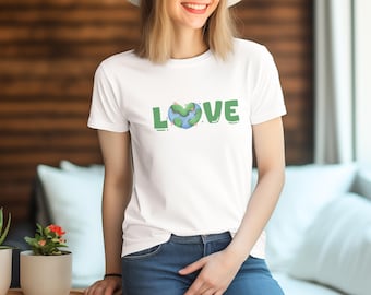 Earth Shirt, Earth Gift Idea, Earth Tee, Earth T-Shirt, Gift for Earth Day