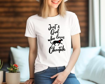 Cheetah Shirt, Cheetah Gift Idea, Cheetah Tee, Cheetah T-Shirt, Gift for Cheetah Lover