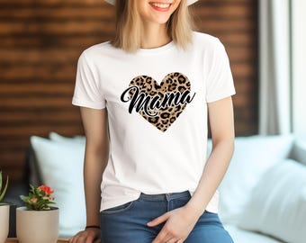 Cheetah Mama Shirt, Cheetah Mama Gift Idea, Cheetah Mama Tee, Cheetah Mama T-Shirt, Gift for Cheetah Lover