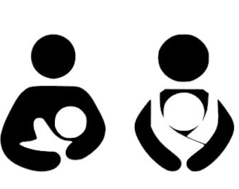 Breastfeeding decal - Baby wearing, Cloth Diaper Vehicle Decal - mom decal