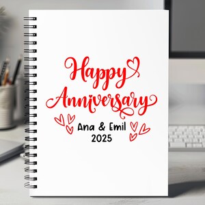 Cahier d&#39;anniversaire, journal d&#39;anniversaire, pages lignées, idée cadeau, journal de gratitude, livre de souvenirs, journal en similicuir