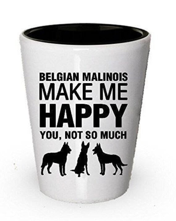 I LOVE MY SCHIPPERKE SHOT GLASS