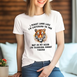 Tiger Shirt, Tiger Gift Idea, Tiger Tee, Tiger T-Shirt, Gift for Tiger Lover