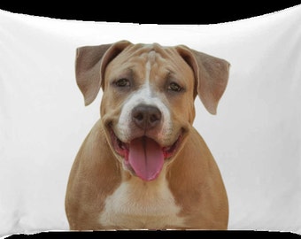 Dog pillow case: Personalized pillow case with a picture of your dog
