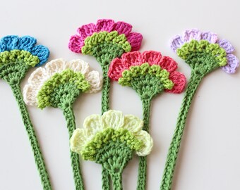 Flower bookmark, Handmade crochet bookmark, Book accessories, Crochet gifts, Unique Bookmark