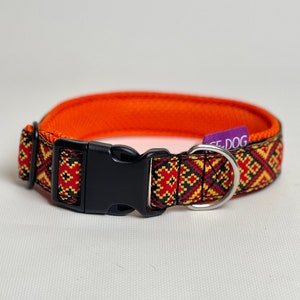 Collar for dogs husky malamute samoed plastic clasp