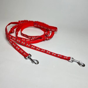 Elastic dog leash - Tow Line - Bungee leash - Shock absorber for two dogs