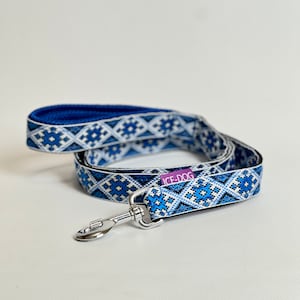 Dog leash - Pet leash - Soft dog lead - Ukrainian Ethnic pattern
