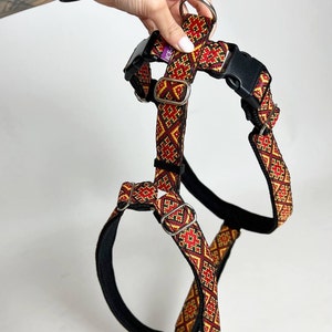 Anatomical Walking Dog Harness H-type 6 point of adjustment