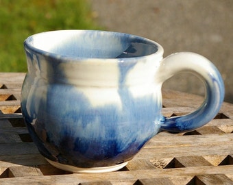 Blue Porcelain Pottery Cup