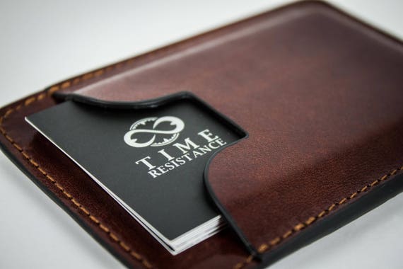 Men's Full Grain Leather Card Holder Wallet