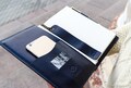 Blue Leather Journal Personalized, Refillable a5 Notebook Cover, Birthday Gift for Him, Leather Journal for Men, Leather Cover Notebook product logo