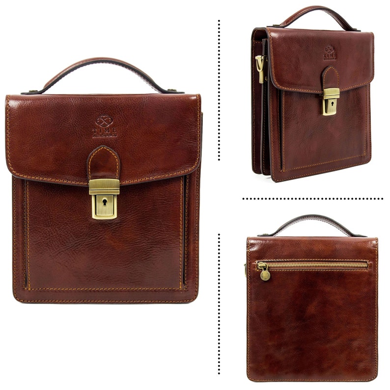 small leather briefcases