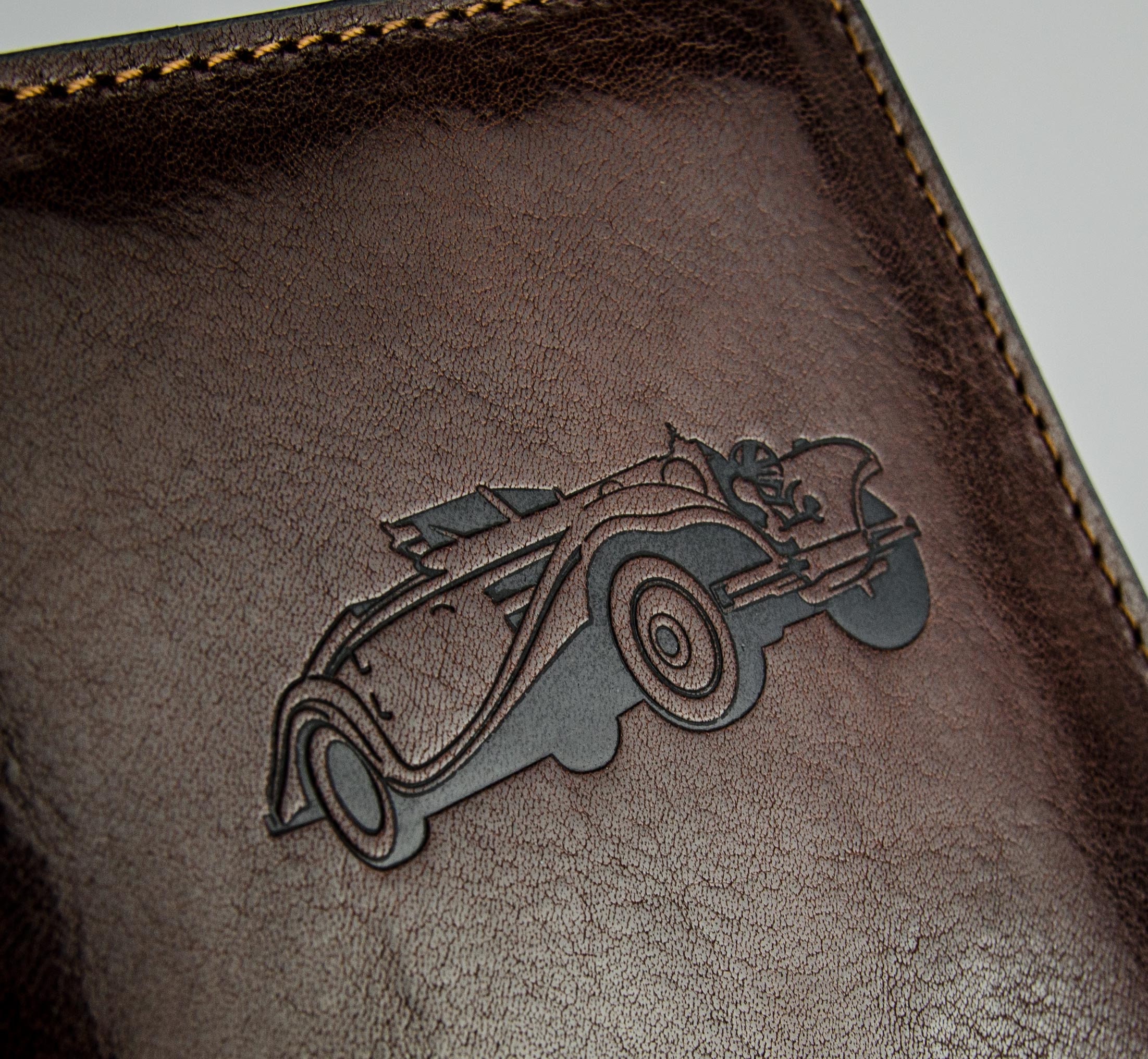 Car Document Holder Handmade Leather Mercedes Registration 